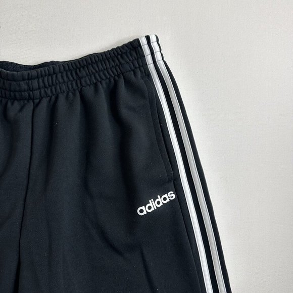 Adidas Sweatpants Black Climalite Fleece Graphic Logo Athletic Mens‎ Size Large - Picture 4 of 9